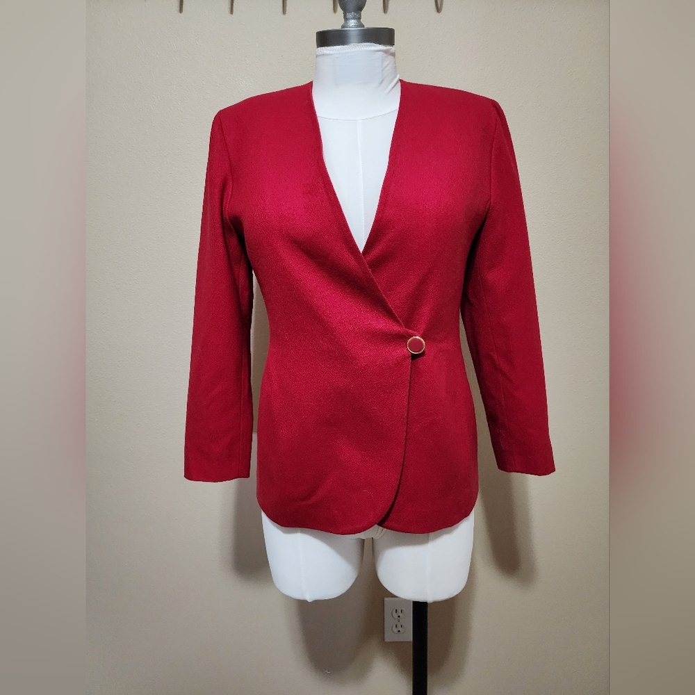 Pendleton red blazer, Ladies